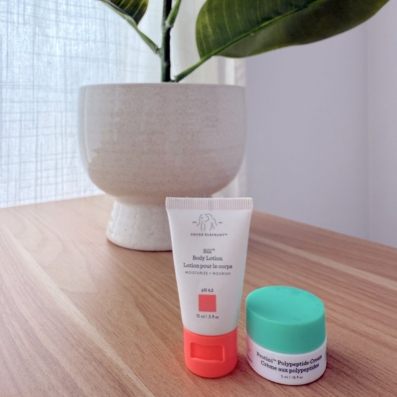 2/$20 travel minis - Drunk Elephant Sili Body Lotion & Protini Face Cream - Picture 1 of 1